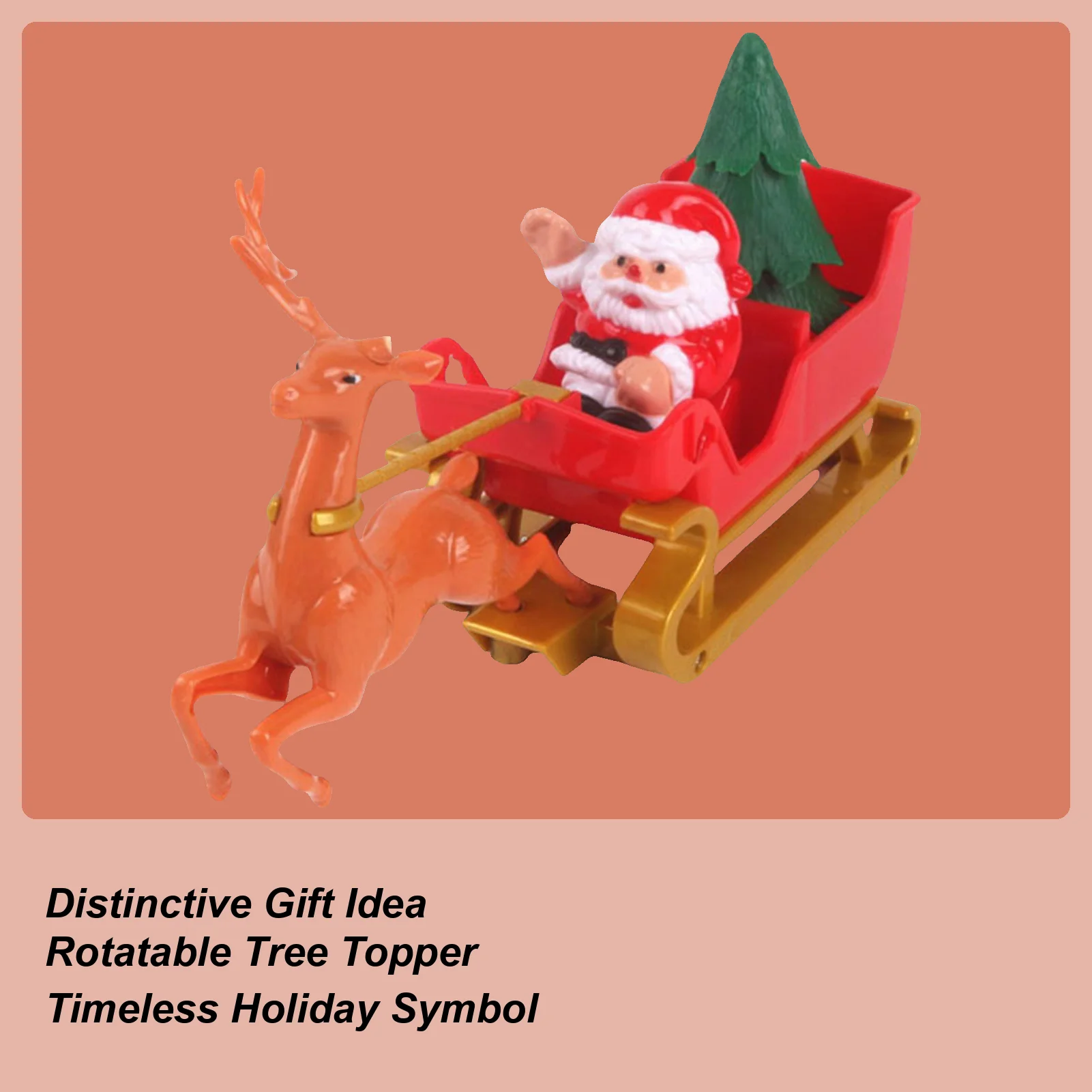 

Christmas Tree Topper USB Powered Rotating Home Decor Snowmen Santa Christmas Tree Star For Indoor Outdoor Living Room Office