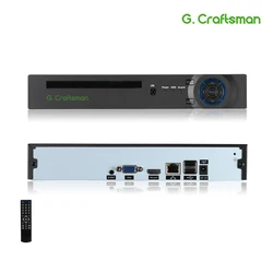 Xmeye 16ch 4k nvr reconhecimento facial h.265 + onvif gravador de vídeo em rede 1 hdd 24/7 gravação câmera ip sistema onvif p2p