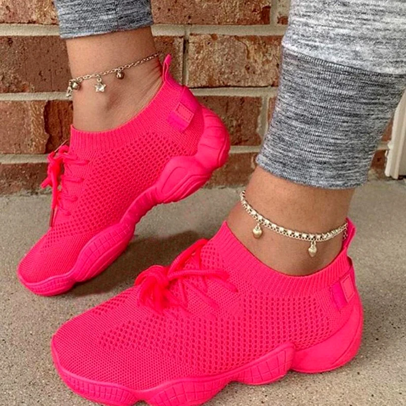 

Summer Breathable Women Work Shoes Comfortable for Work Air Mesh Female Flat Shoes wedges Mujer Pisos Vulcanize Shoes Size 43 44