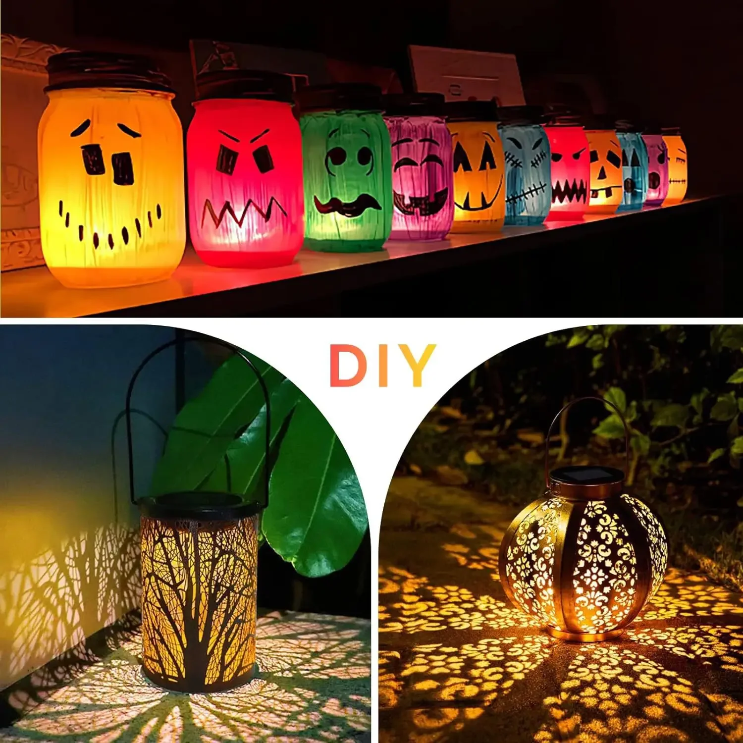 Solar Light Replacement Top Solar Panel Outdoor Hanging Solar Lanterns Parts Waterproof Garden Lighting Accessories