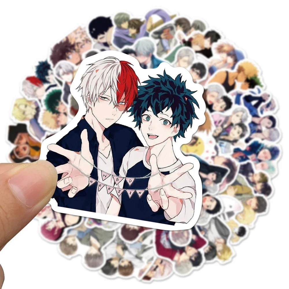 10/30/50PCS Japanese Anime BL/YAOI Gay Graffiti Stickers Suitcase Phone Case Waterproof Cartoon Stickers Wholesale