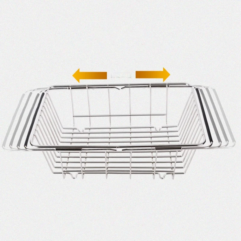 Expandable Dish Drying Rack over the Sink,Kitchen Stainless Steel Dish Drainer in Sink or on Counter