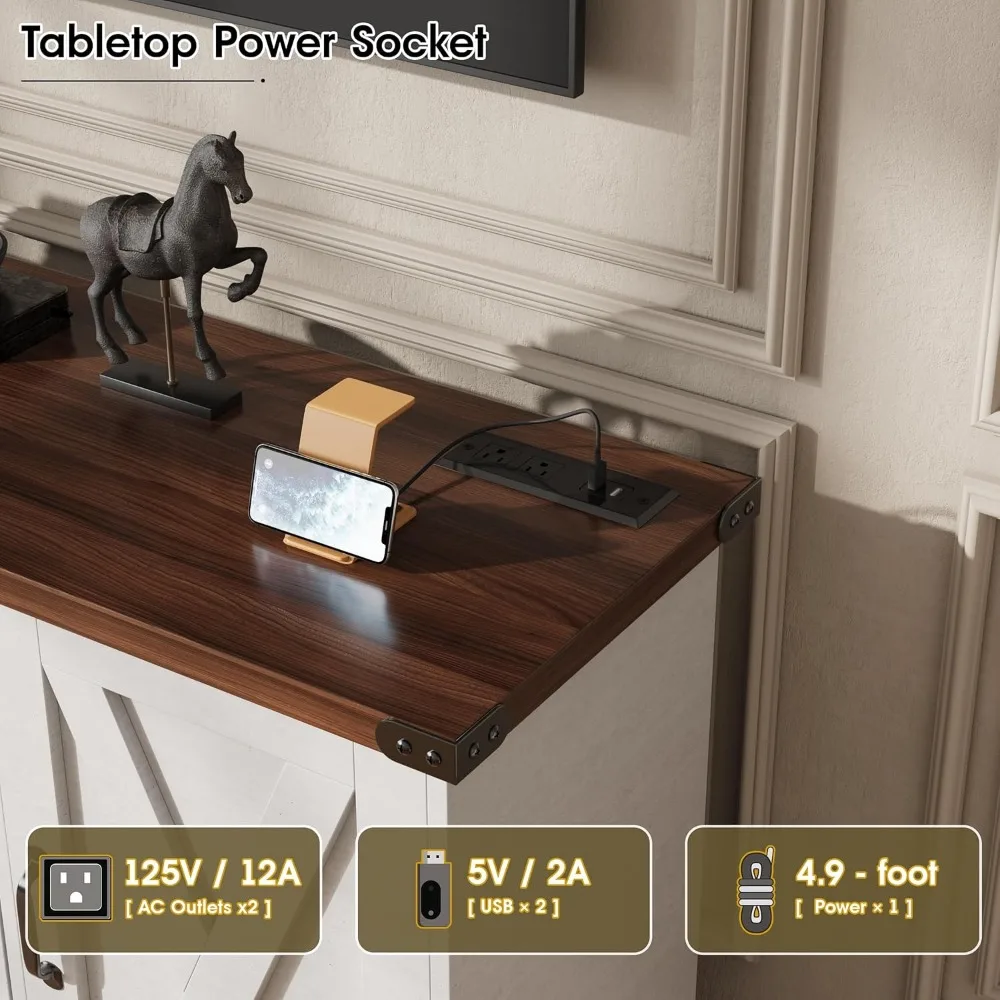 حامل تلفزيون مقاس 65 بوصة مع أدراج - وحدة تخزين مركز الترفيه الحديثة لخزائن التلفزيون #4