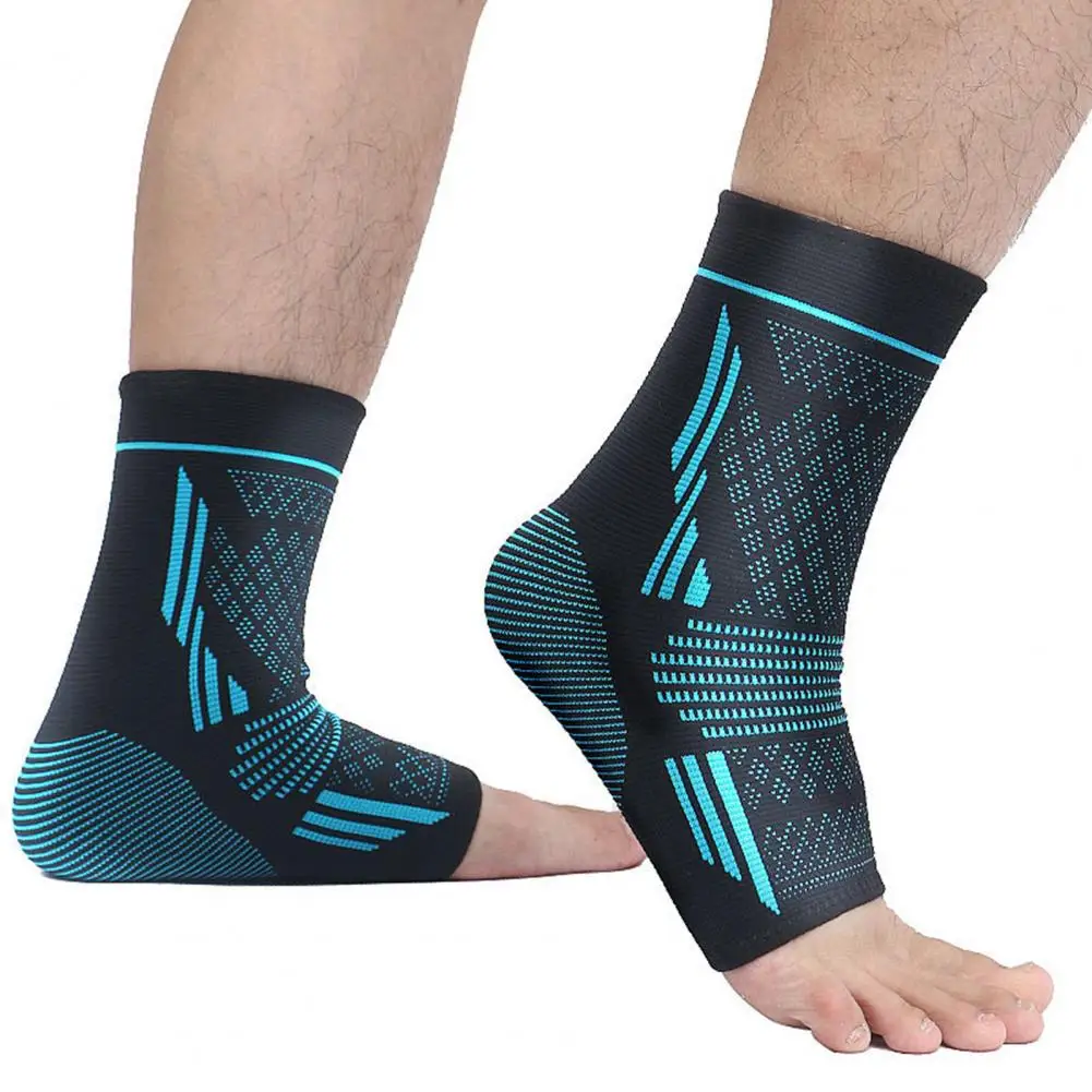 1Pc Ankle Support Sleeve Elastic Compression Foot Brace Arthritis Achilles Tendonitis Plantar Fasciitis Joint Pain Ankle Braces