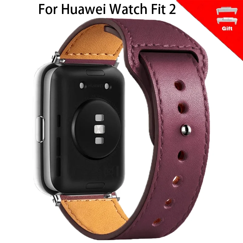 Leather Watchband F… - image