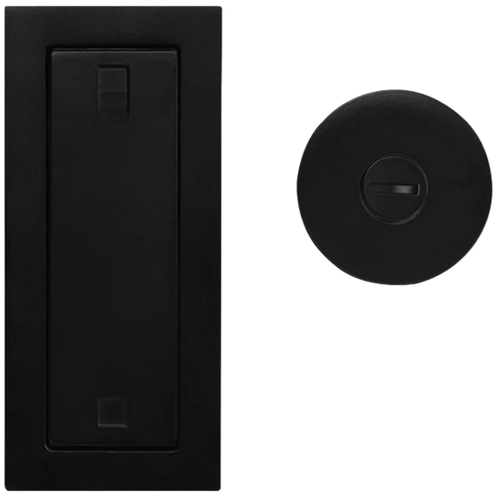 Entry Security Sliding Door Lock Zinc Alloy Construction Multi-layer Electroplating Push Pull Latch Design Lock