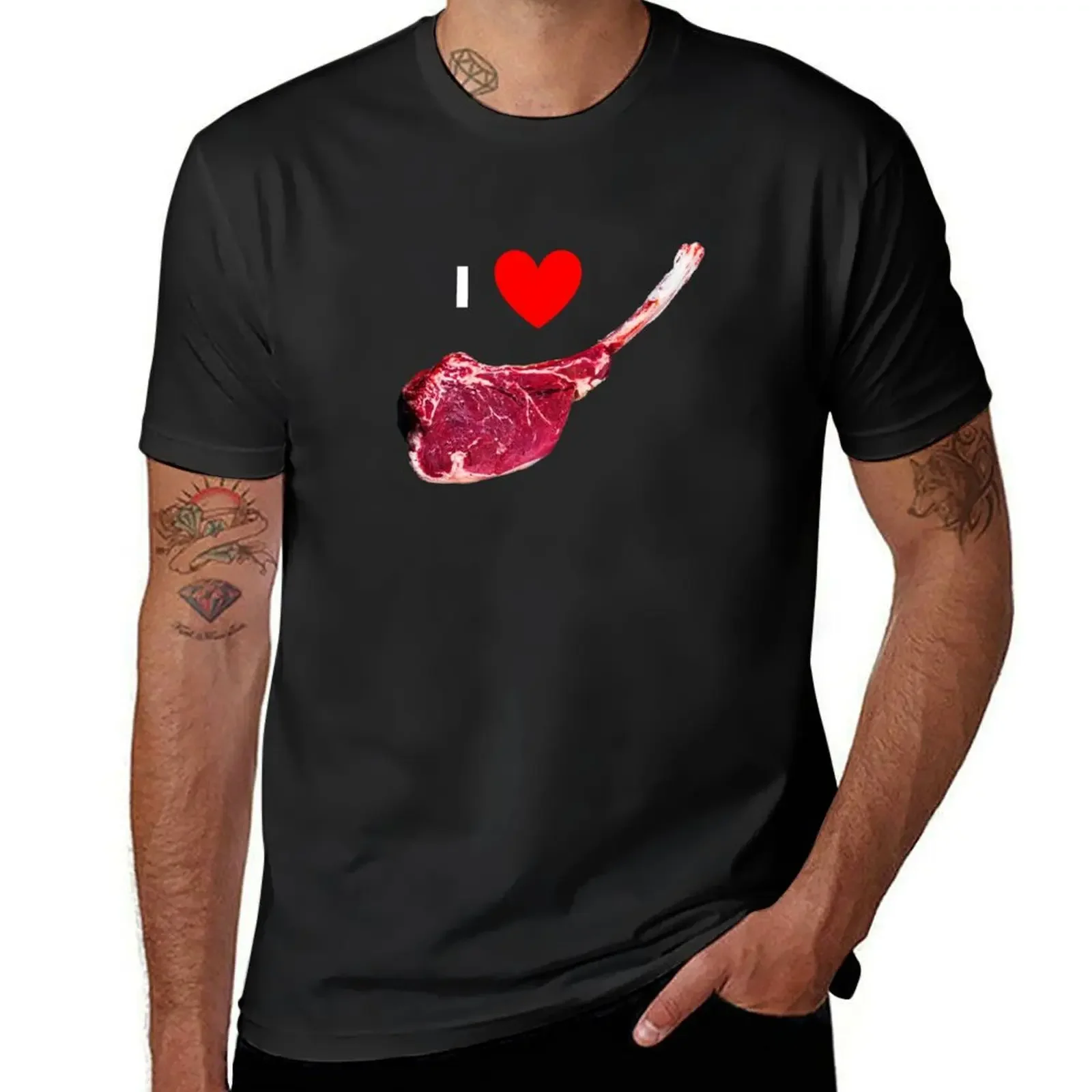 

Tomahawk steak gift idea T-Shirt custom t shirt custom t-shirts plus size clothes cotton graphic tees mens big and tall t shirts