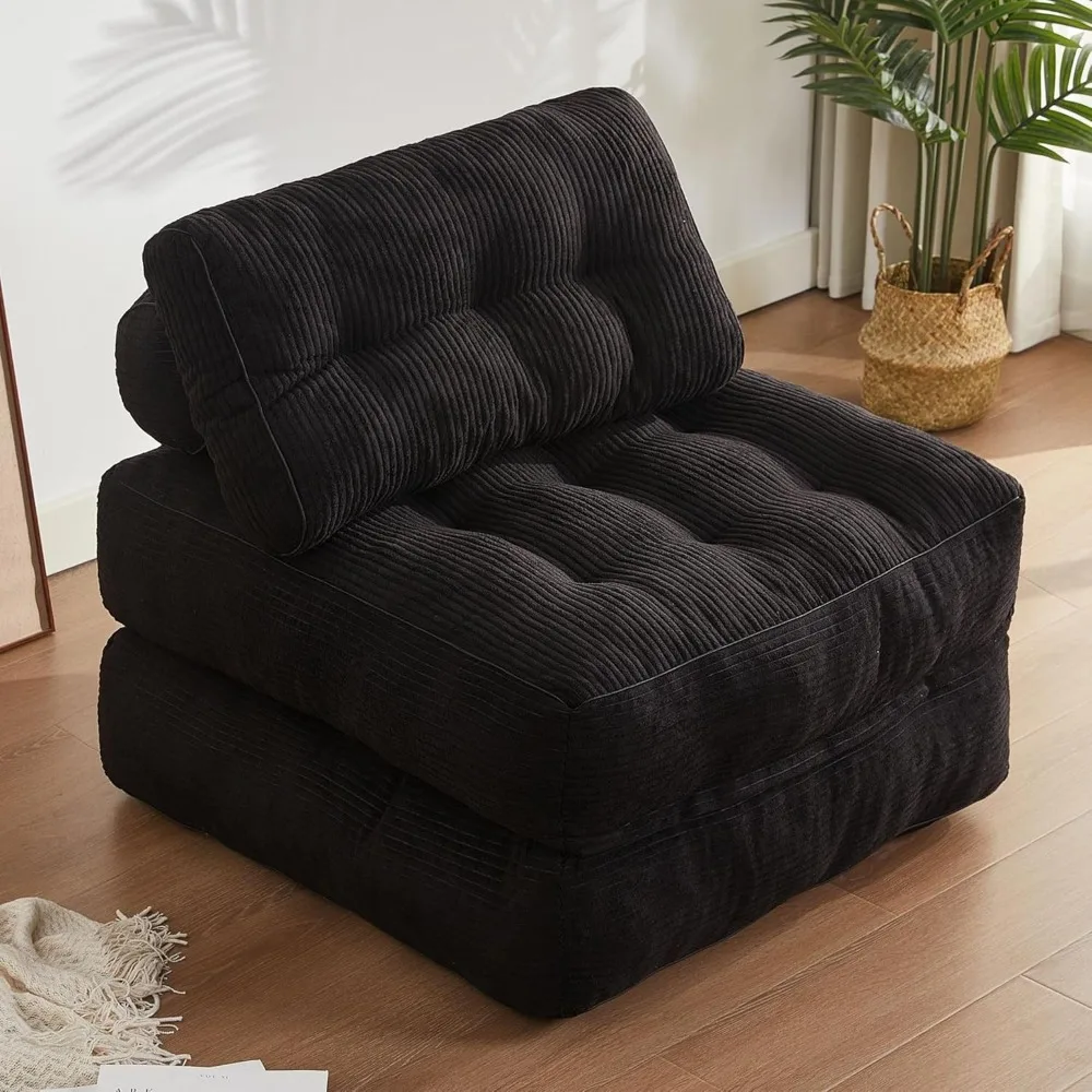 

Folding Chair Bed for Bedroom, Futon Sofa Bed, Floor Couch for Adults Chair Bed for Living Room, Lounge Sofa, Convertible Sofa