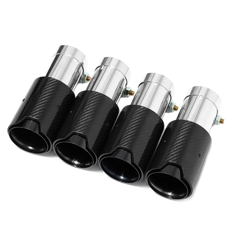 4pcs/lot Exhaust Tip For BMW M3 E9x E90 E92 E93 M PERFORMANCE 80MM EXHAUST TIPS 190mm Muffler Tip Tailpipe Nozzle