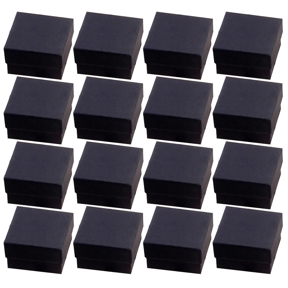 

72pcs Kraft Paper Jewelry Box Organizer Durable Retro Fashion Storage Cases for Earrings Necklace Ring Brooch Gifts