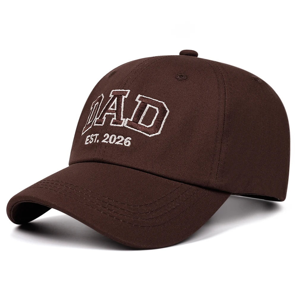 mom dad 2026 vintage wash letter embroidery  baseball cap women men outdoor sports event casual duck cap