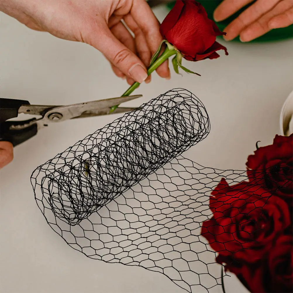 

Цветочная сетка из куриной проволоки, железная проволочная сетка для флористики, поделок, проектов на открытом воздухе, декора в стиле фермерского дома и бохо