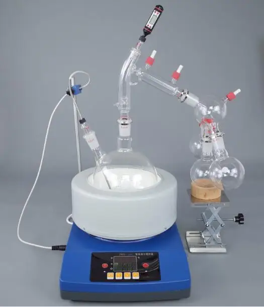 

Hot Sale 20 liter Professional Short Path Distillation Machine Essential Oil Distillation Unit Short Path Fractional Evaporators