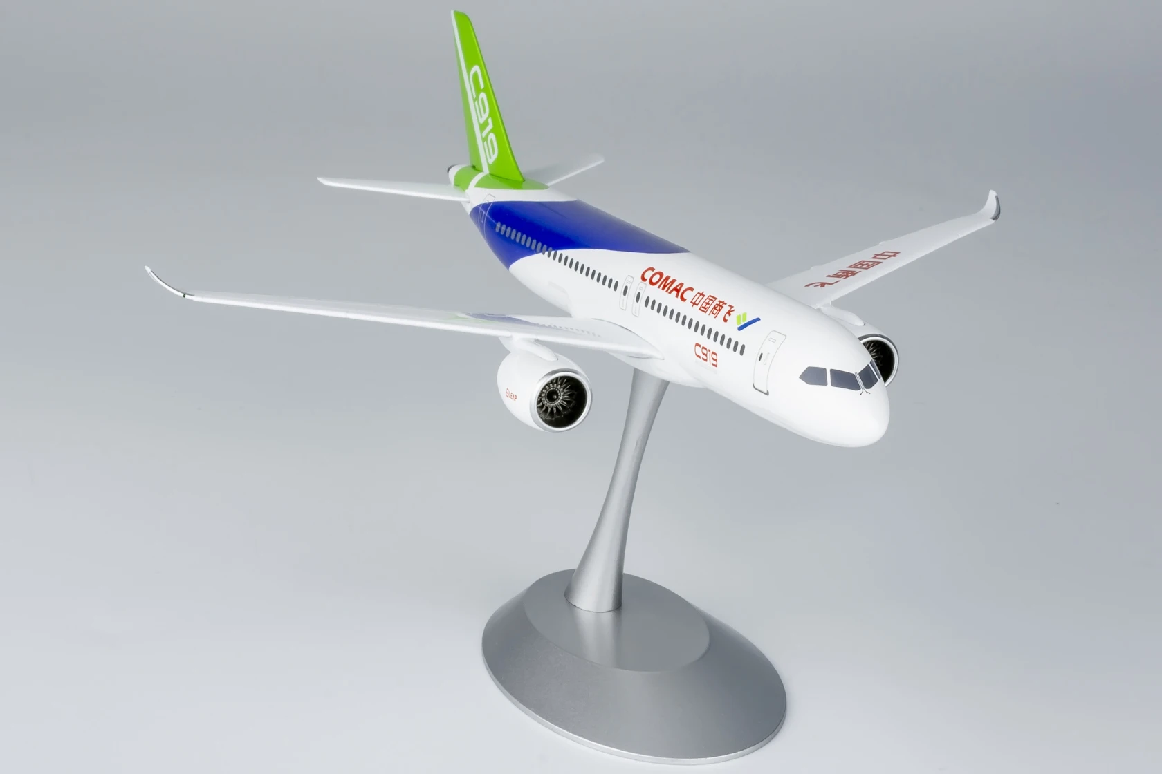 Avion de collection en alliage 87078, modèle NG 1:240 COMAC C919 "couleur de maison", modèle d'avion moulé sous pression avec support