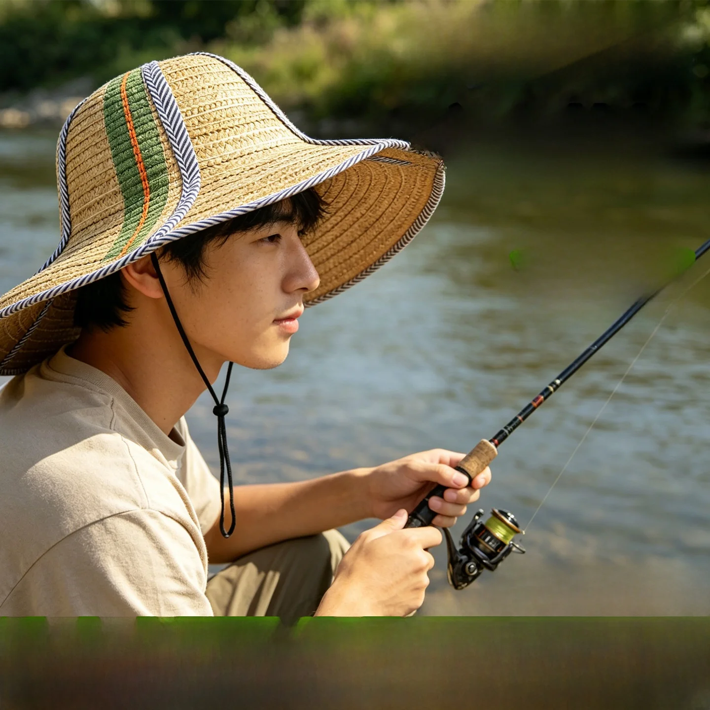 chapeu-de-palha-de-aba-larga-para-pesca-camping-e-protecao-solar-impermeavel-com-protecao-uv-dobravel-e-confortavel-para-o-verao
