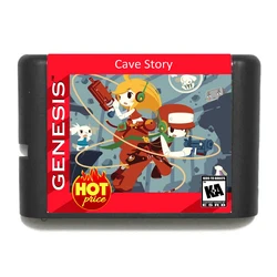 Carrello di riproduzione della scheda di gioco MD a 16 Bit Cave Story per Sega Genesis Mega Drive