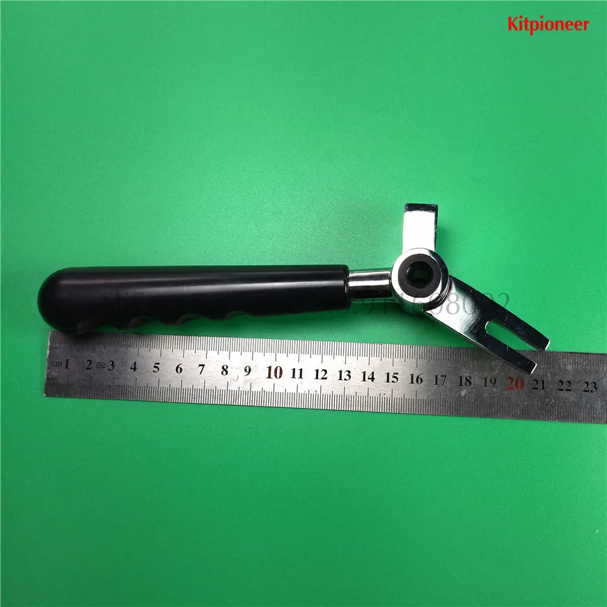 1 قطعة مقبض أسود مستقيم عرقوب جديد تركيب استبدال YKF آلات الآيس كريم الناعمة قطع الغيار