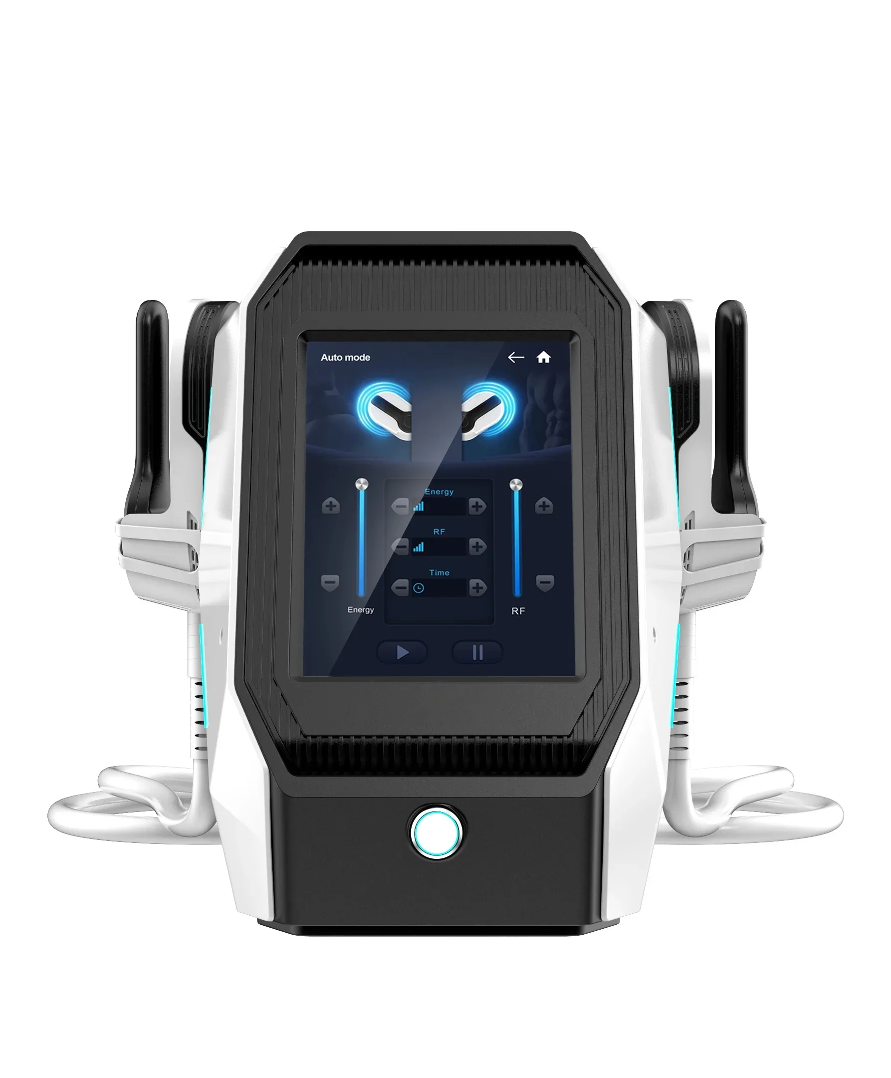 Portable RF Physiotherapy Body Ems Machine Standing Type for Home Use Features for Muscle Increase Cellulite Removal Weight Loss