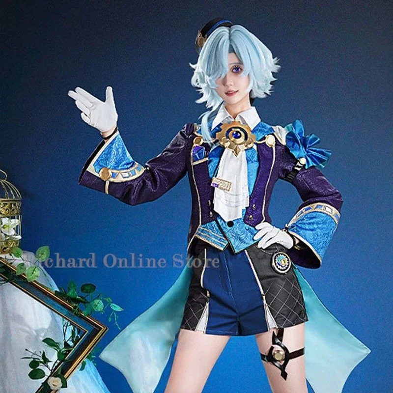 Misha Cosplay Costume Wig Game Honkai: Star Rail Micha Clothes Anime Cosplay Halloween Party Mens Clothes 2024 New