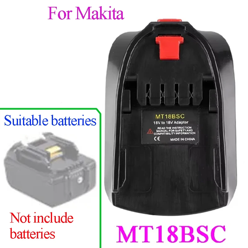 Adapter Converter BOSB18C For Makita For DeWalt For Milwaukee For Bosch Li-ion Battery BAT618 Home Lithium Tool Replace All 18V