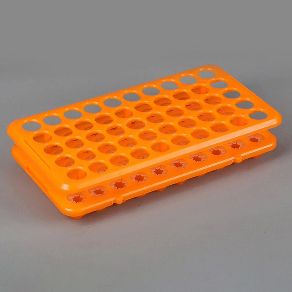 

2pcs Test Tube Racks 50 Holes Multifunctional Laboratory Tube Holder For 15Ml Sample Tubes Scientific Experiment Organizer