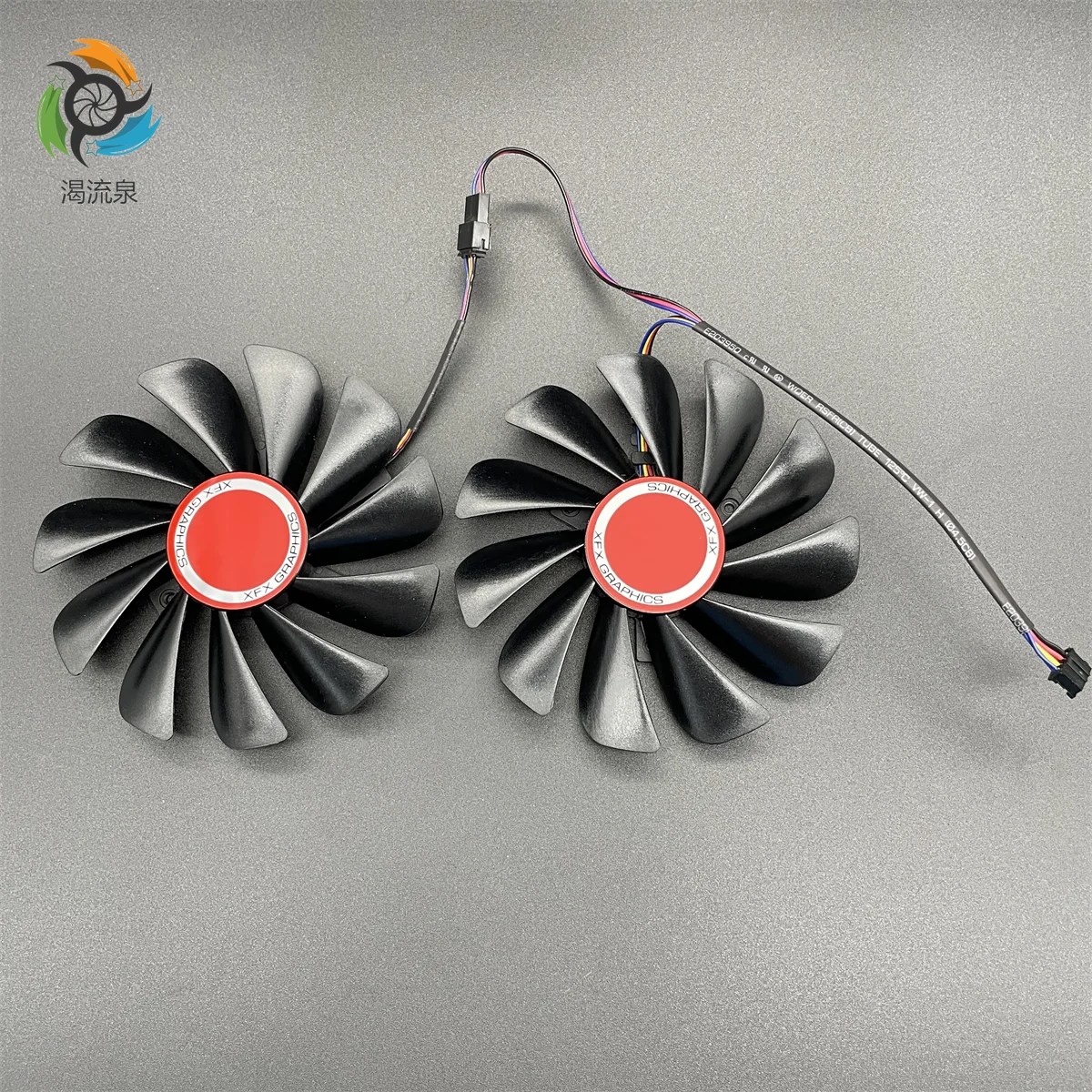 

New 2pcs/set 95MM FDC10U12S9-C CF1010U12S CF9010H12S XFX RX580 GPU Cooler Fan For HIS RX 590 580 570 Graphics Card Cooling