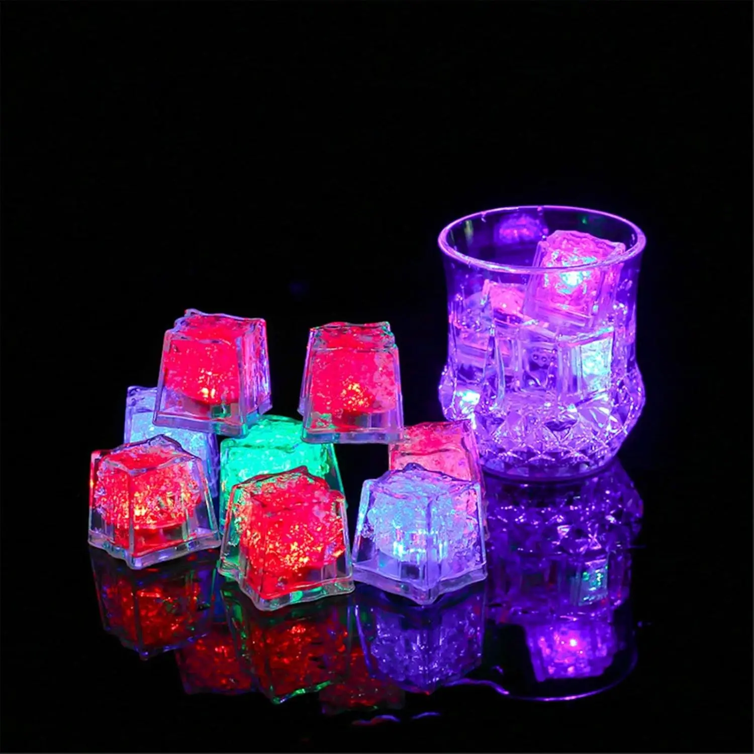 Easter water shining ice waterproof light flashing rainbow color changing LED bar atmosphere night light