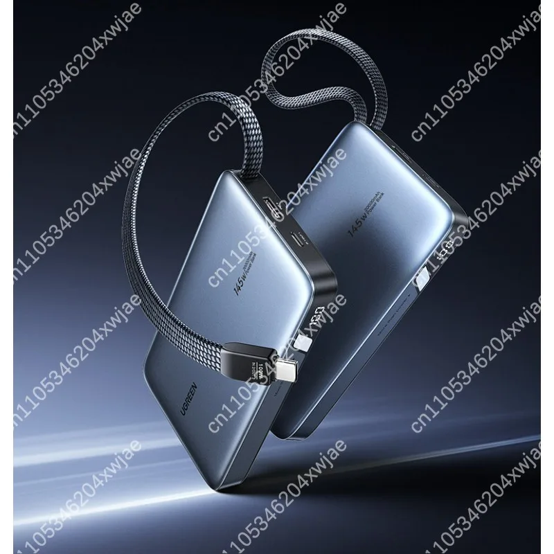

Портативное зарядное устройство Fly Compliant 145W, 20000 мАч, быстрая зарядка 100W PD, со встроенным кабелем для ноутбуков и телефонов