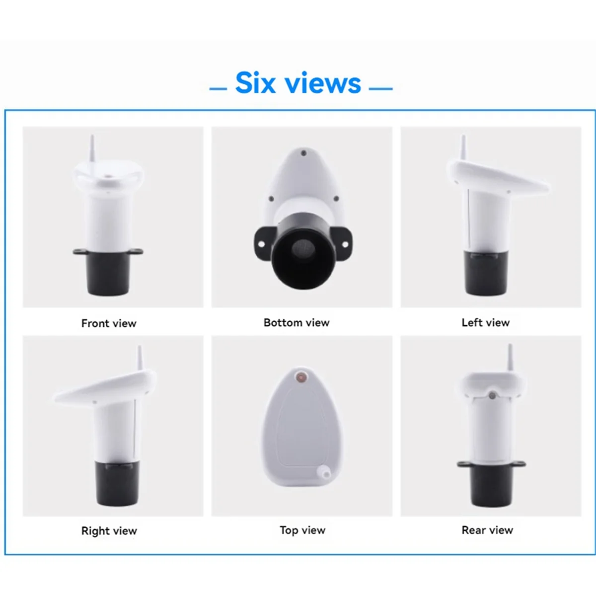 Bezprzewodowy wskaźnik poziomu wody Czujnik zbiornika wody Czujnik poziomu cieczy Cyfrowy termometr Zegar Poziom wody