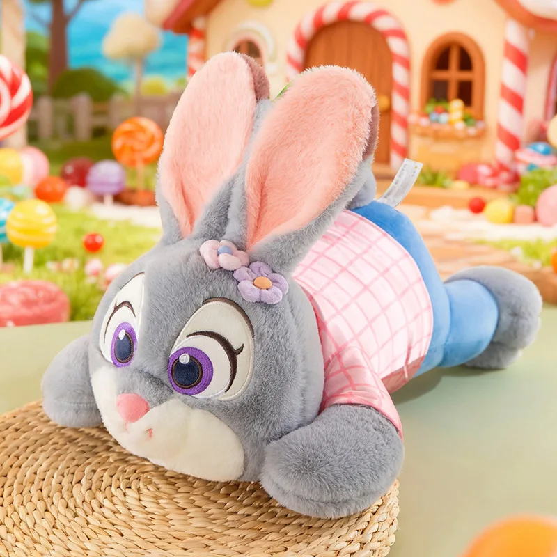 Disney Cute Zootopia Judy Nick Clawhauser Plush Toy Stuffed Animal Kids Birthday Xmas Gift for Girls Soft Doll Pillow Present