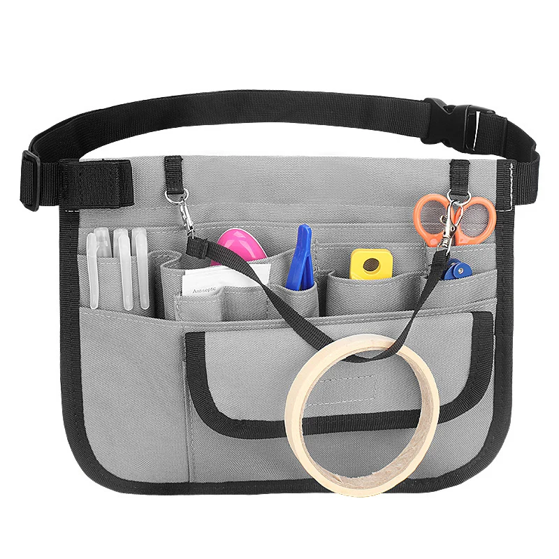 Nurse Organizer Belt Fanny Pack Multifunction Waist Bag For Scissors Care Kit Tool Storage Bum Bag Unisex Nurse Apron Hip Purse