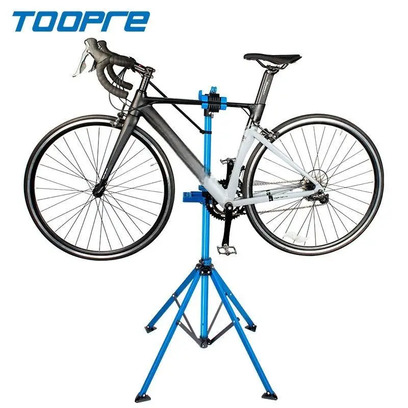 TOOPRE Folding Bike Repair Stand Foldable MTB Bike and Road Bike Repair Stand Carbon Steel Cycle Repair Rack Bicycle Accessories