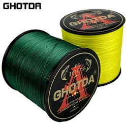 GHOTDA Sedal trenzado multifilamento 9 hebras mar
