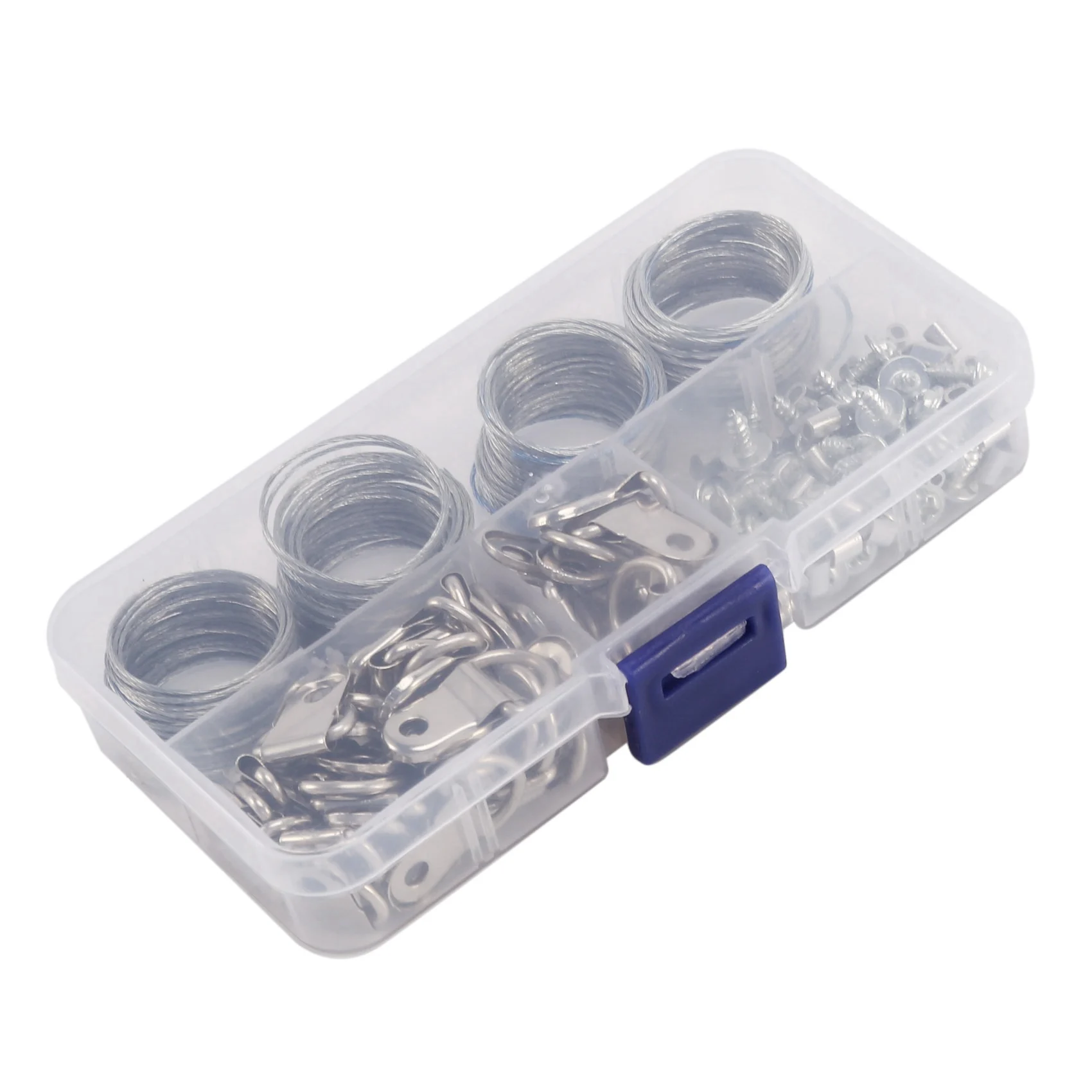 BAAJ-248Pcs Picture Hanging Wire Kit,Photo Frame Hanging Kit,Picture Hanging Kit With Nails For Wall Mounting