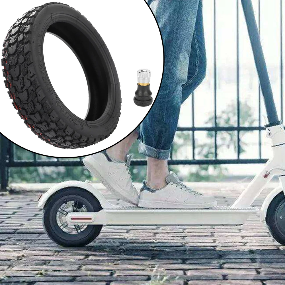 50/75-6.1 Tubeless Tire Electric Scooter Tire Excellent Replacement Off-road Rubber 8 1/2*2 Black High Performance High Quality