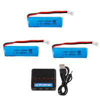 3.7V 650mah 14500 rechargeable Lipo Battery ans USB charger for TKKJ H116 2.4GHz 4 Channel Mini R/C boat 3.7 V 1S Li-ion battery