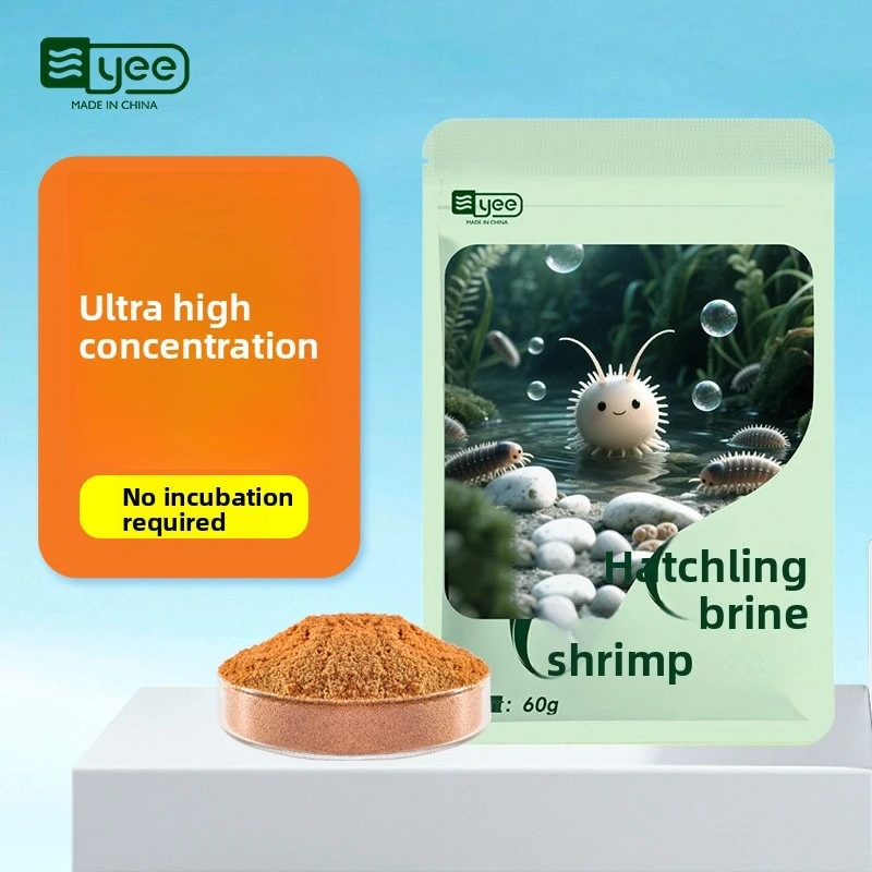 

Yee No-Hatch Instant Baby Fish Food, Ready-to-Feed Decapsulated Brine Shrimp for Fry,Guppy Babies,Sensitive Tropical Fish