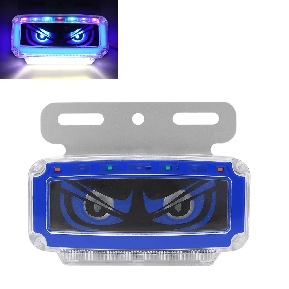 

Креативный светильник для грузовика «Око дьявола» 12-24 В, универсальный многорежимный боковой сигнальный светильник, предупреждающие лампы безопасности, декор автомобиля