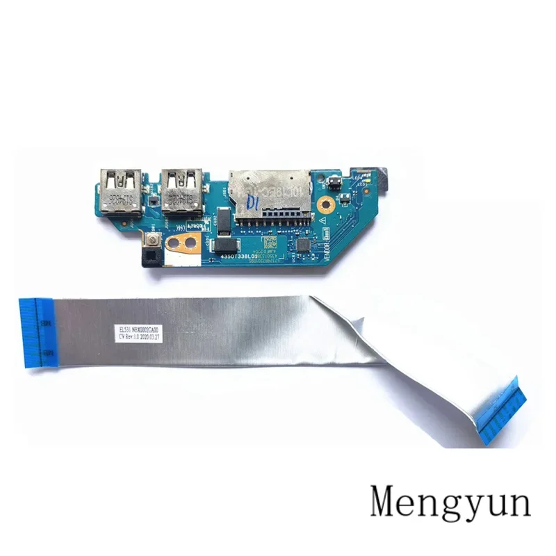 

For Lenovo IdeaPad S340-15IWL 15api USB card reader power button board cable 5c50s2490 8 LS-H102P