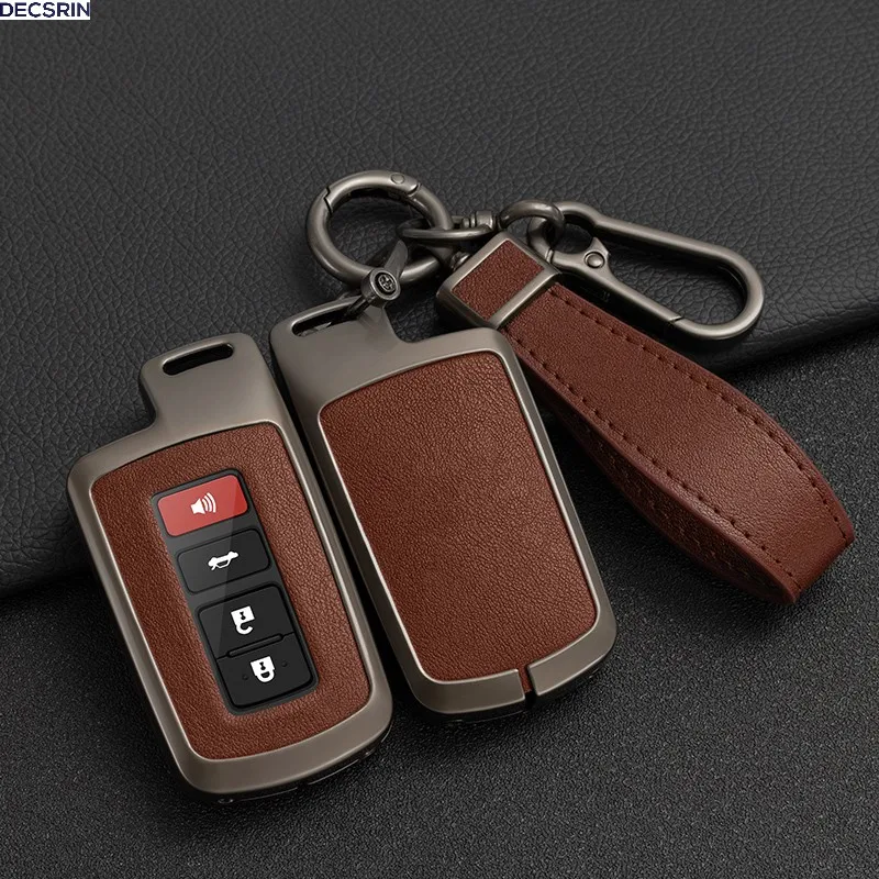 Car Key Case Cover Shell Fob for Toyota Auris Camry RAV4 Avalon Yaris Verso 2012 2013 2014 2015 2016 2017 2018 Car Accessories