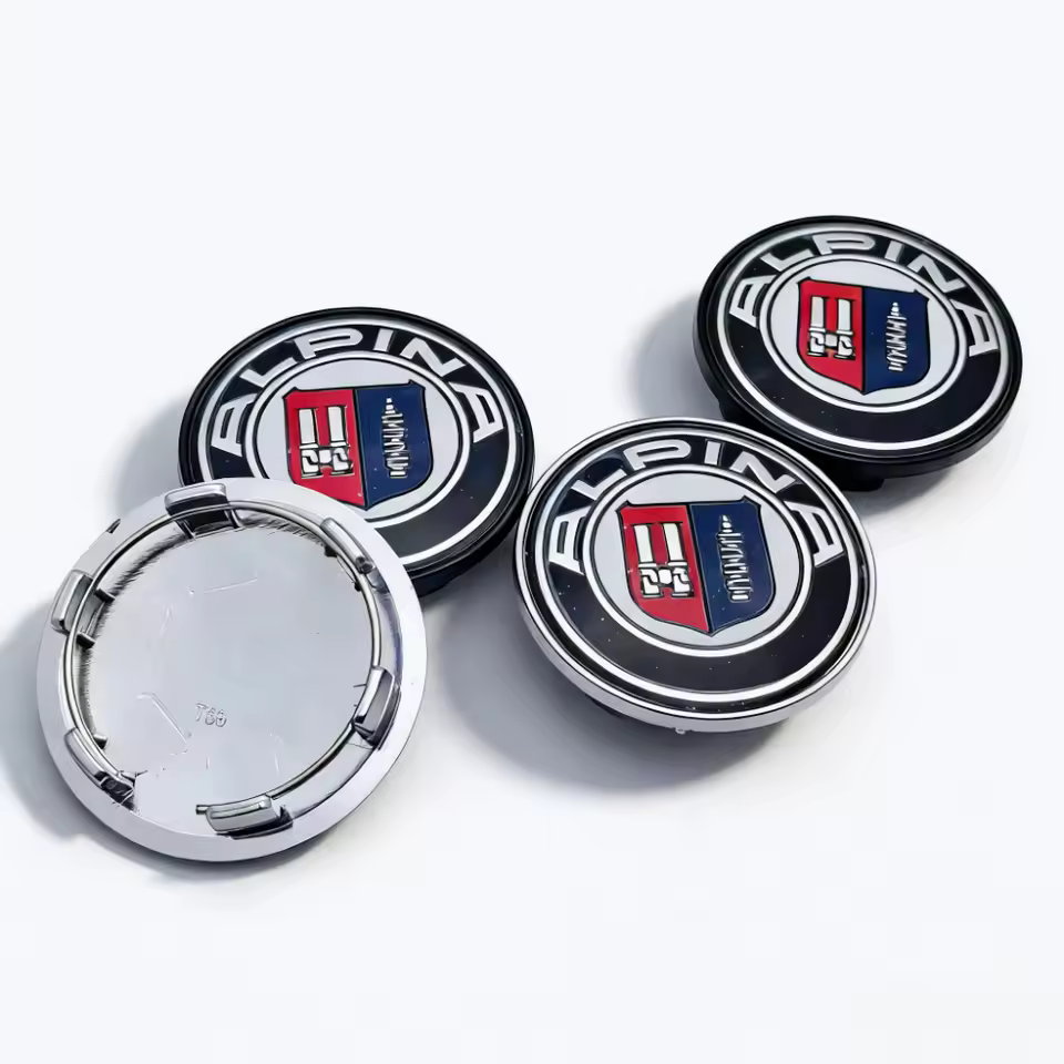 4x 69mm Alpina Nabendeckel Radkappen Nabenabdeckung – Bild 4
