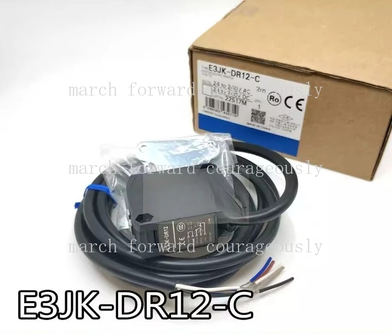 Brand-new genuine E3JK-DR11-C and E3JK-DR12-C reflective photoelectric switch sensors, with one-year warranty.
