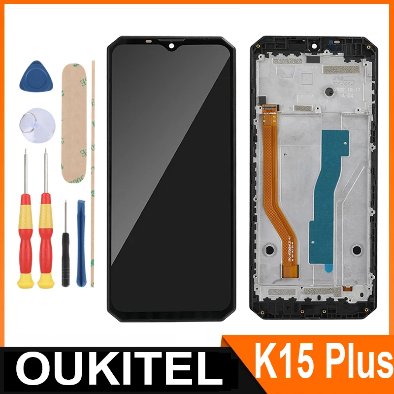 

For OUKITEL K15 Plus/6.52" FHD+ LCD Display + Touch Screen + With Frame