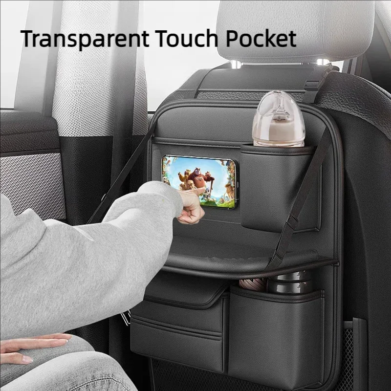 

Car Chair Back Storage Rack Seat Back Storage Bag Folding Small Table Board For Car Back Storage Supplies For Car Essentials