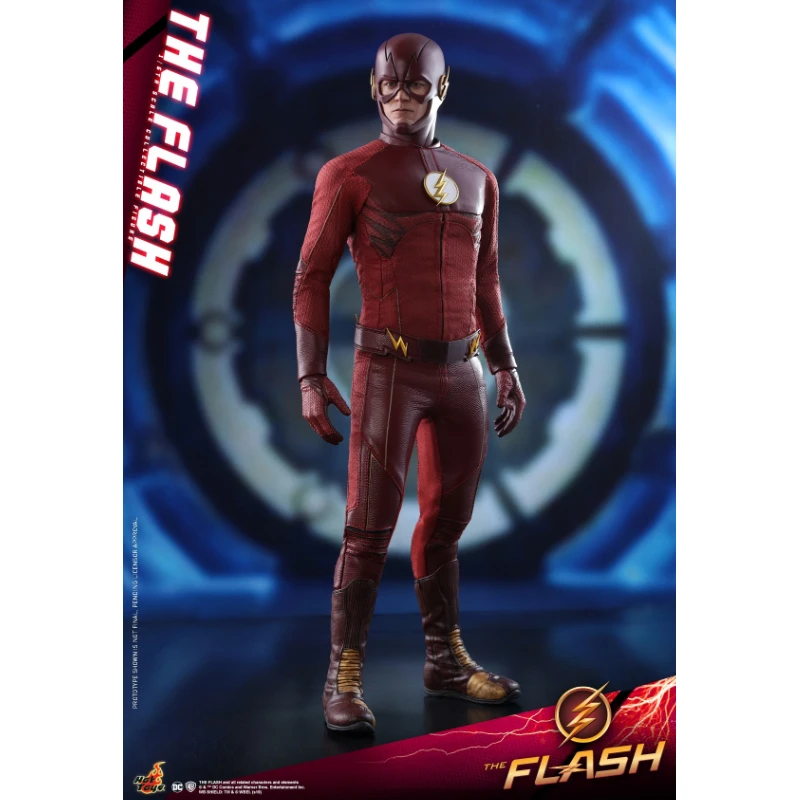 In Stock Original HotToys TMS009 The Flash 1/6 Animation Action Figure Toy Gift Model Collection Hobby