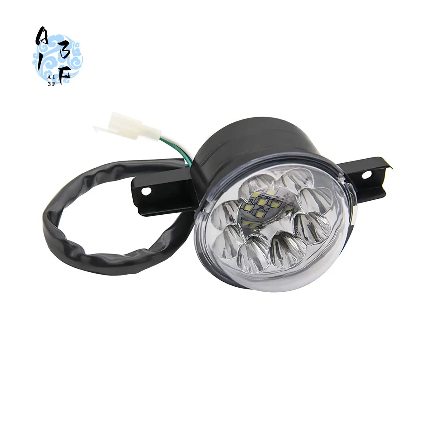 

A13F-2Pcs 12V LED ATV Front Headlight 125Cc 150Cc 250Cc 300Cc Headlights For Chinese Taotao JCL Baja Yamoto Kazuma Roketa