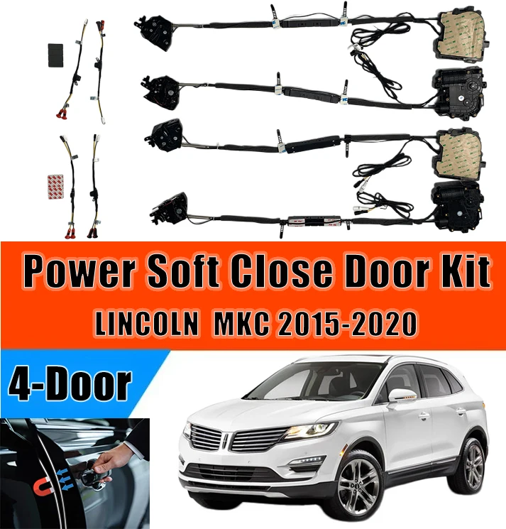 Xcar for LINCOLN  MKC 2015-2020  Car OEM Automatic Soft Close Door Electric Suction Kit Auto Power Closing