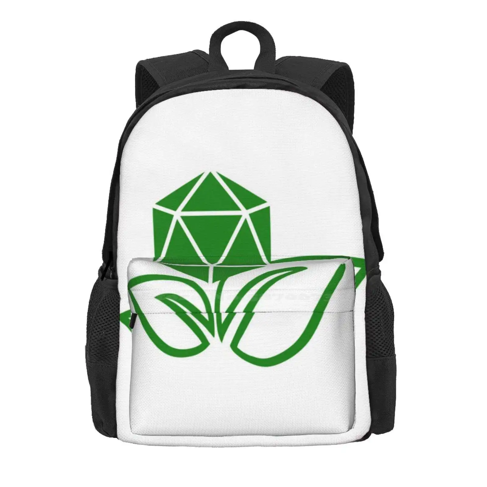 D20 Druid Hot Sale Schoolbag Backpack Fashion Bags D20 And Dragons Wisdom Animal Handling Arcana Perception Dnd Class Druidic