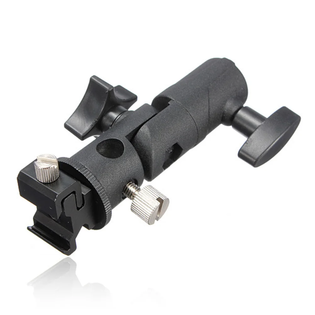 

Flash Stand Bracket Metal Flash Holder Umbrella Mount Adjustable Light Stand Bracket for Dslr Camera Holder