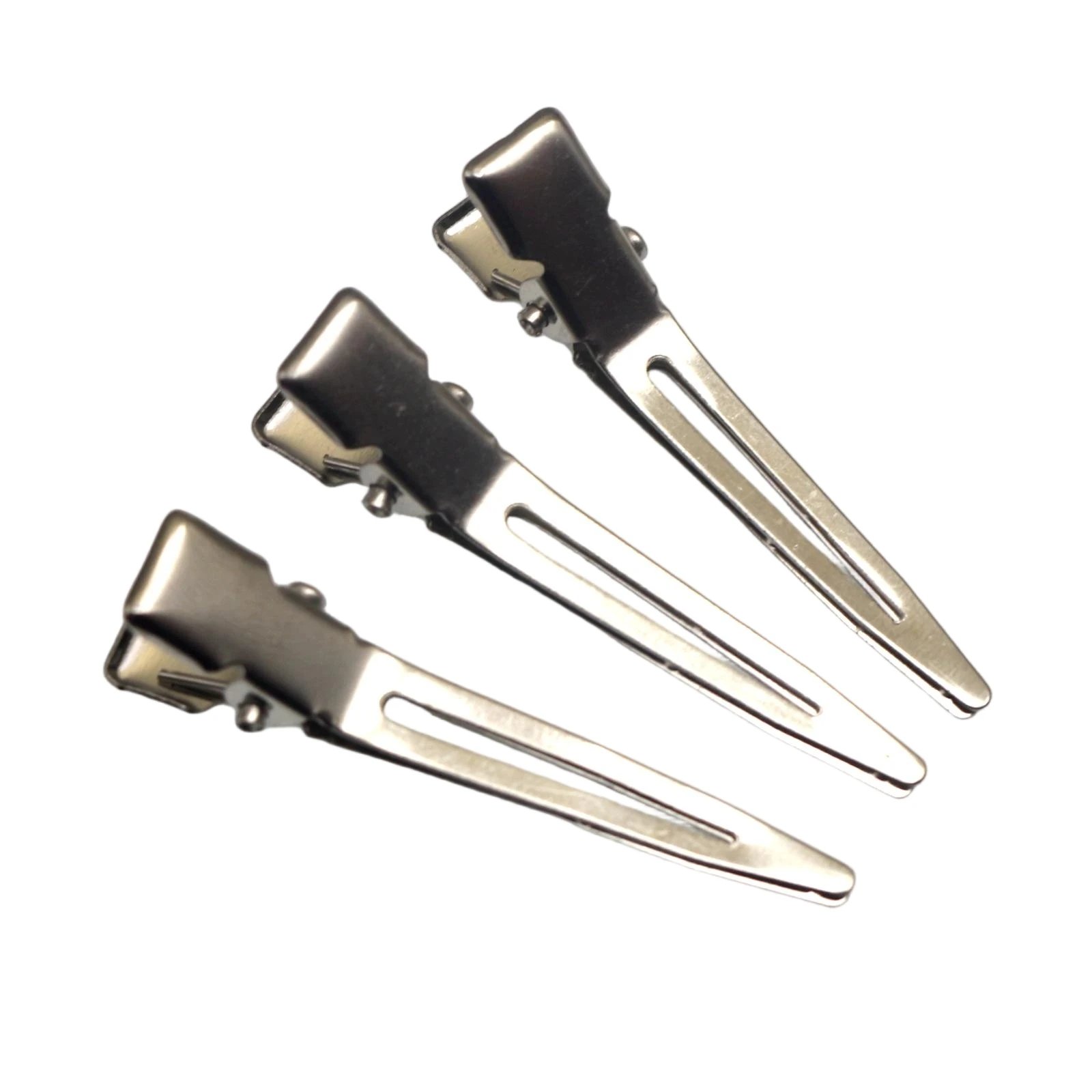 25PCS Metal Alligator Hair Clips Single Prong Smooth Design No Teeth Available in 45mm Sizes view 4
